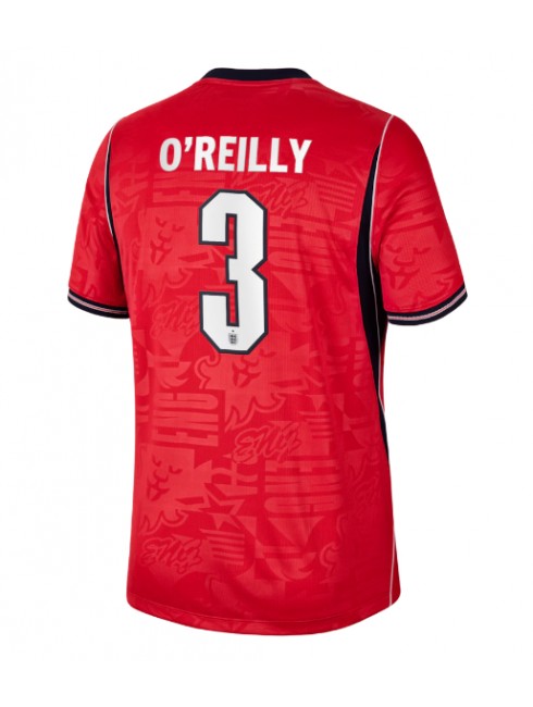 England Nico O'Reilly #3 Replika Borta Kläder VM 2026 Kortärmad England Nico O'Reilly #3 Replika Borta Kläder VM 2026 Kortärmad